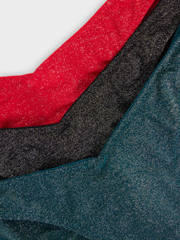 Трусы Mark Formelle слипы полиамид с люрексом красные  фото 10