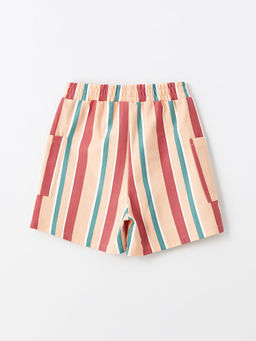 Beli Lastikli Renk Bloklu K?z ?ocuk ?ort - Waikiki фото 2