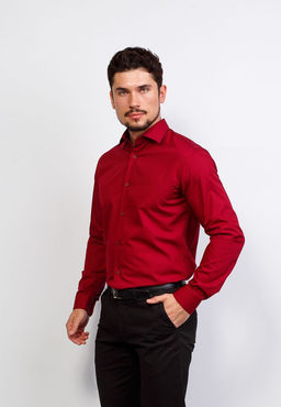 Сорочка мужская длинный рукав GREG 630/139/CH/Z