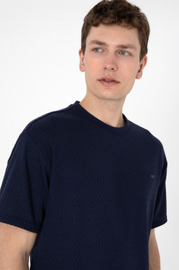 Erkek Comfort Fit Bisiklet Yaka Lacivert Ti__rt Sepette S_rpriz _ndirim - U.s. polo assn фото 2