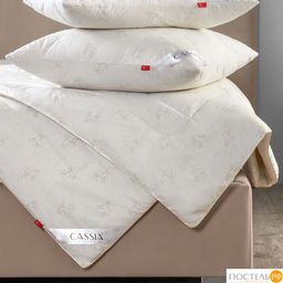 CASSIA Одеяло ЖЕМЧУЖИНА ТИБЕТА лайт 200х220,1пр.,хл./шерсть/микровол., 200г/м2