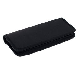 Набор кистей для рисования, синтетика, 10 штук: № 2/0, 1/4, 6, 12, 3/4, 8, 6, 4, 1, круглые, плоские, в пенале на молнии, международный размер