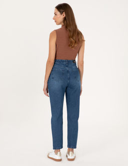 A__k Mavi Mom High Waist Fit Jean Pantolon