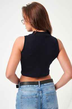 52714 топ укороченный с горлом - Натали фото 34