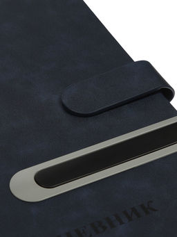 Дневник школьный 1-11 класс, лассе, обложка искуственная кожа серая, с хлястиком, с ручкой   1096906