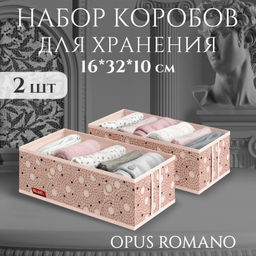 Набор органайзеров для белья, 2 шт., без крышки, 32*16*10 см Valiant фото 40