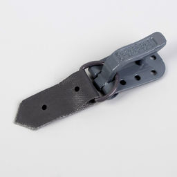 Цена за 2 шт. Крючки пришивные, металлические, для верхней одежды, 5×1.5 см, 6 шт., цвет серый