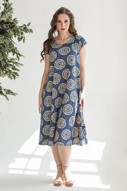 РАСПРОДАЖА Платье Хлопок 100% Розовое лето - Оптима фото 2