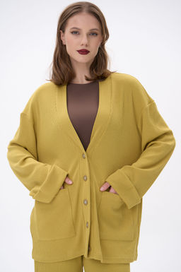 Кардиган Эмили (горчичный) - Эльза фото 2