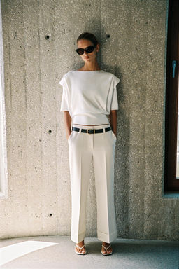 TOP PUNTO HOMBRERAS / Blanco