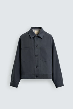 CAZADORA RELAXED FIT LIMITED EDITION / Azul / Gris - Zara фото 7