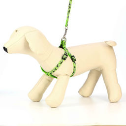 Комплект прошитый Милитари, поводок 120 х 1 см, ОГ 23-35 см, хаки - Пижон фото 2