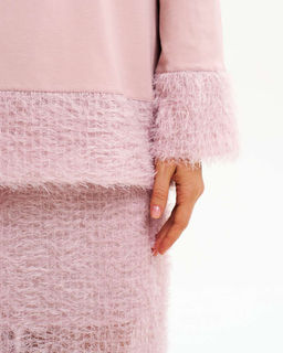 Юбка из сетки с ворсом VU001