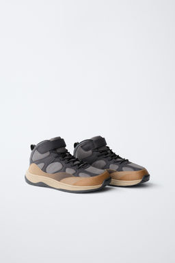 BOTIN DEPORTIVO CONTRASTE / Marr?n - Zara фото 4