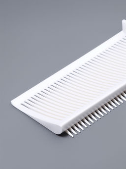 Расчёска для барбера, для стрижки под машинку, 22×6.5×1.5 см, белая