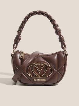 Женская сумка с ручкой LOVE MOSCHINO EMBOSSED Q Артикул 4625927, шоколадный