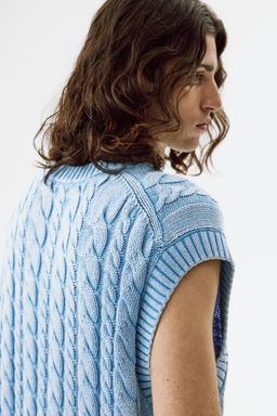 Su?ter sin mangas de algod?n Relaxed Fit - H&m фото 8