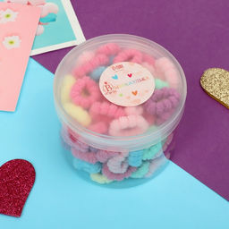 Цена за 2 шт. Резинки для волос «Крохотуля», набор 100 шт., ассорти, 2 см