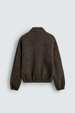 BOUCL_ TEXTURED JACKET - Zara фото 8