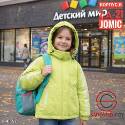 Детская куртка с капюшоном