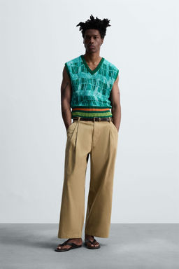 GRAPHIC PRINT KNIT WAISTCOAT  OTIS KWAME KYE QUAICOE - Zara фото 10