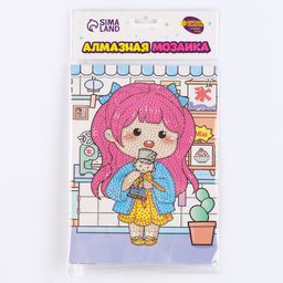 Цена за 2 шт. Алмазная вышивка Ичиго, 13.7?18.3 см, картон, с частичным заполнением