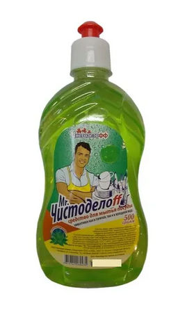 MR.ЧИСТОДЕЛОFF ср-во д/мытья посуды 500мл Яблоко