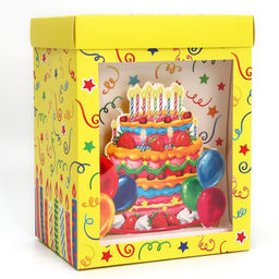 Коробка складная С Днём рождения!, 18 х 23 х 14см