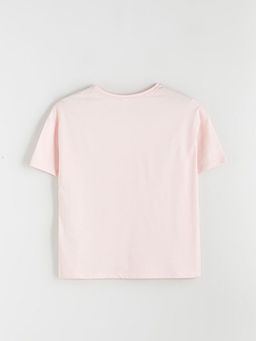 Bisiklet Yaka ?ilek Bask?l? Kad?n Pijama ?st?