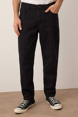 TRENDYOL MAN Siyah %100 Pamuk Relax Fit Boyfriend Jeans Kot Pantolon TMNAW23JE00076 - Trendyolmilla фото 13