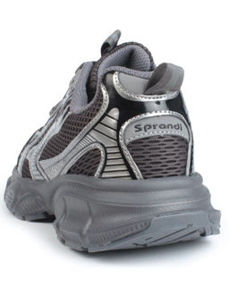 05-P247-1 BLACK/SILVER Кроссовки женские (искусственные материалы, сетка)