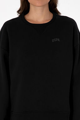 Kad_n Siyah _ardonlu Bisiklet Yaka Basic Sweatsh_rt Sepette S_rpriz _ndirim - U.s. polo assn фото 6
