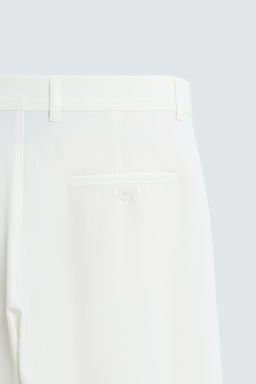 PANTAL?N CHINO ESTRUCTURA CONFORT / Blanco - Zara фото 10