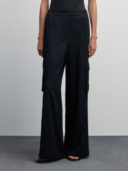 Брюки карго из вискозы / Zarina  фото 2