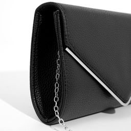 Сумка-клатч на клапане, цвет чёрный - Simaland фото 5