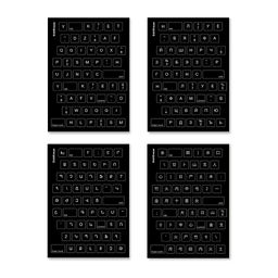 АКЦИЯ Цена за 4 шт. Тетрадь общая ученическая на скобе ErichKrause Keyboard, B5, 60 листов, клетка, матовая ламинация+выборочный УФ-лак_MIX-PACK
