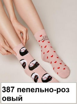 Носки жен. HAPPY 18С-227СП (60/6) - 387 пепельно-розовый