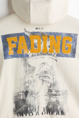 Sudadera con capucha y estampado Oversized Fit - H&m фото 7