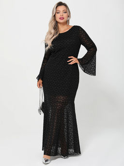 Платье Габриэлла 0455-1амх черный кристалл