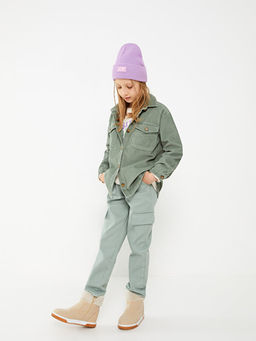 Beli Lastikli Basic Gabardin K?z ?ocuk Pantolon