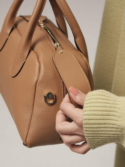 Кожаная сумка Kandys DBR 31206 светлый орех фото 12