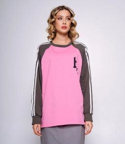 Лонгслив #КТ801 (13), розовый