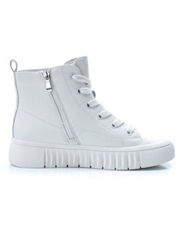 04-YSN2285-2 WHITE Ботинки женские зимние (натуральная и искусственная кожа, шерсть)