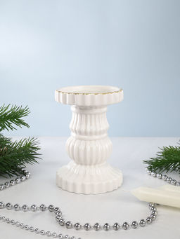 Подсвечник 9,1х9,1х12,9 см / 7093 /уп 36/новогодний