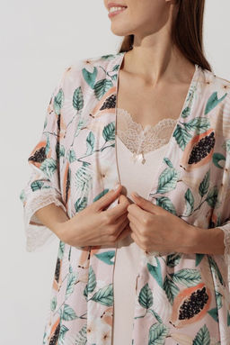 ПЕНЬЮАР ЖЕНСКИЙ арт. 4108W-76023.1H-051 - Almando melado фото 3