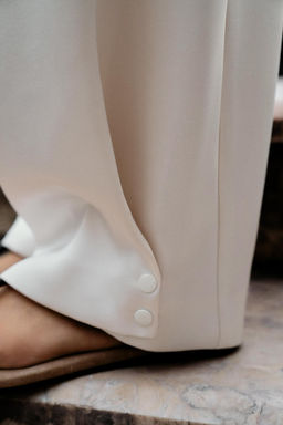 PANTAL?N BARREL SATINADO / Crudo - Zara фото 6