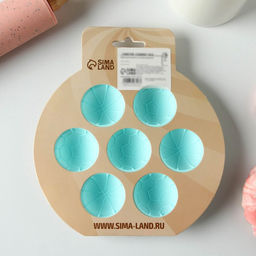 Цена за 2 шт. Форма для муссовых десертов и выпечки KONFINETTA Спортивные мячи, d=15,5 см, цвет бирюзовый  фото 9