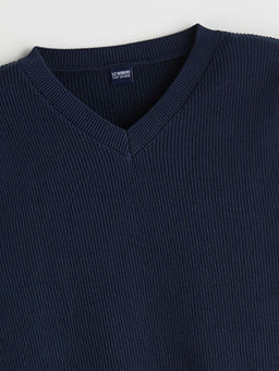 V Yaka Erkek ?ocuk Triko S?veter