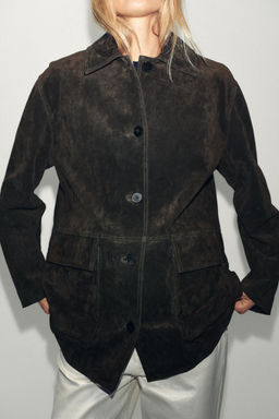 100% SUEDE LEATHER JACKET