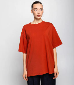 Футболка #ОКТ1655-1, терракотовый